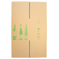 ECOLINE Flaschenkartons | 9 Flaschen 0,75 L | 316x305x368 mm