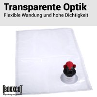 Bag for bag-in-box 1.5 litres