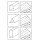Continuous corrugated cardboard 2 corrugations 100x200 mm (H x W)