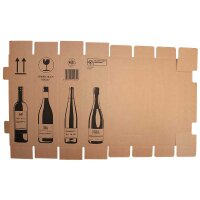 PREMIUM bottle cartons  1 bottle 0,75 - 1 l | 105x105x420 mm
