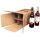 PREMIUM Flaschenkartons | 4 Flaschen 0,75 - 1 L | 212x204x368 mm