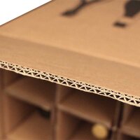 PREMIUM bottle cartons | 9 bottles 0,75 - 1 l | 316x305x368 mm