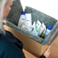 Folding boxes with fleece inlay | 360x200x210 mm | 15 litres