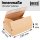 Automatic bottom cartons with tear open perforation 230x160x50 mm