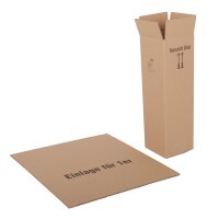 BOXXwell bottleshipping cartons | 1 bottle 0,75 - 1 l | 112x112x380 mm