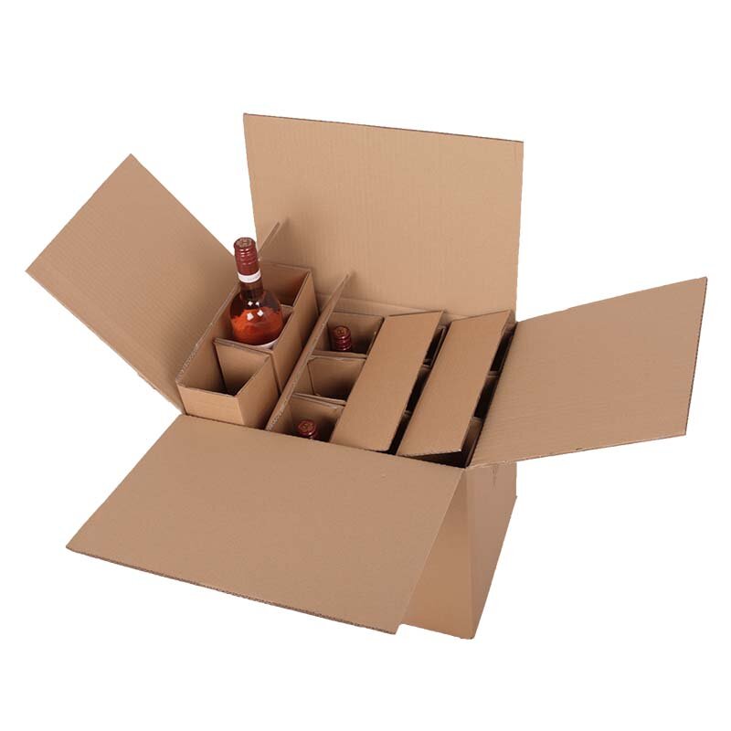BOXXwell bottleshipping cartons | 12 bottles 0,75 - 1 l | 410x285x380 mm