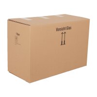BOXXwell bottleshipping cartons | 18 bottles 0,75 - 1 l | 610x285x380 mm